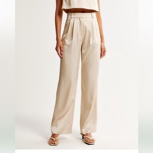 A&F Sloane Satin Pants size 25 0R